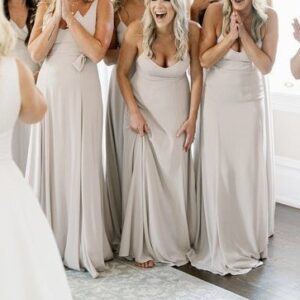 Custom-Made Bridesmaid Dress – Personalized Fit & Color Options
